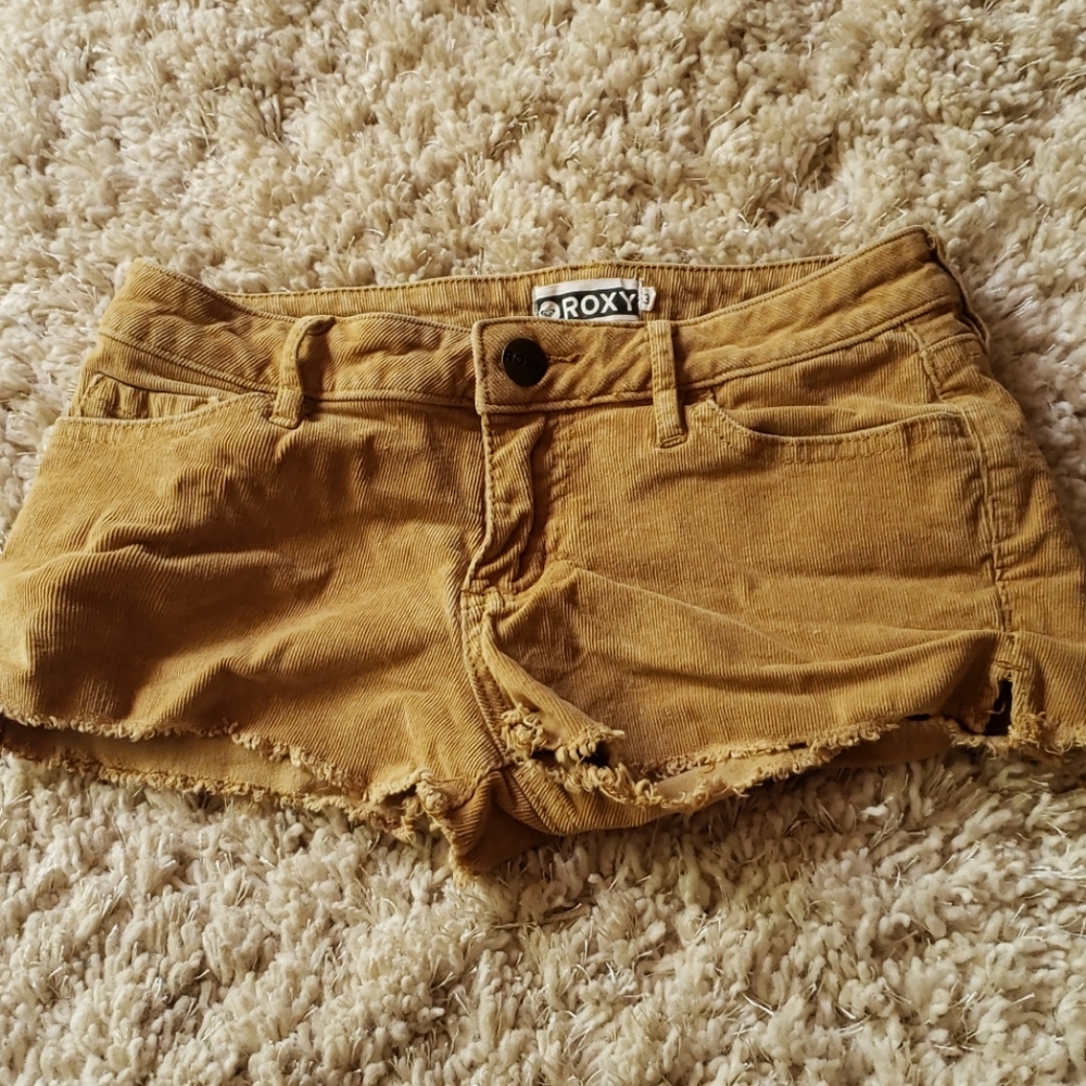 Roxy denim jean shorts size 3